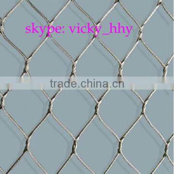 Stainless steel304L wire rope mesh for zoo enclosure