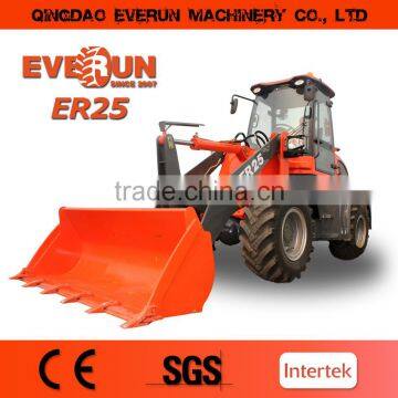 Qingdao Everun mini front end loader/Radlader small excavator/Bagger