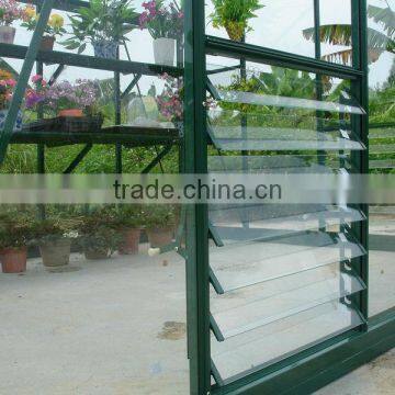 New style greenhouse aluminum glass louver windows