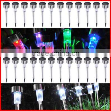 New 24 Pack Black Outdoor Bright White LED Solar Landscape Path Lights Yard Lamp photo-2