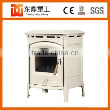 Hardwood burning well fireplace/wood burning stove with beautiful Ivory white colour