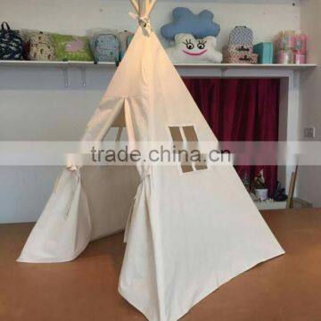 Promotional Kids Children Play Indoor Room Cotton Canvas Indian Teepee Tent photo-4