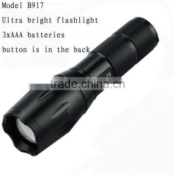 Aluminium Alloy XML-T6 Rechargeable Zoom Flashlight LED Torch Flashlight Tactical Flashlight photo-2