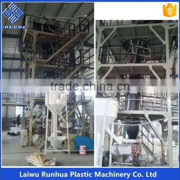 3 layer blown co extrusion plastic film making machine