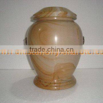 DECORATIVE TEAKWOOD MARBLE URNS photo-4