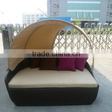 C - FL013 Самый новый дизайн. Большой лежак для сада из ротанга photo-6