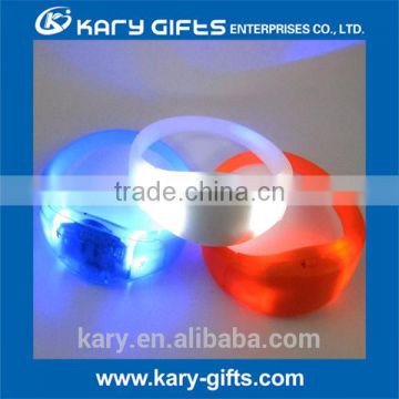 Novelty led party bracelets with on/off switch