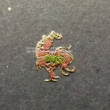 Custom Waterproof New Design Chromatic Metal Nickel Sticker photo-3