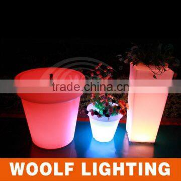 Colorful Plastic Luminous Led Flower Pots Outdoor photo-2