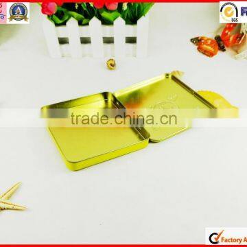 Packing Metal Color Printing Small Rectangle Empty Tobacco Tin Can photo-2