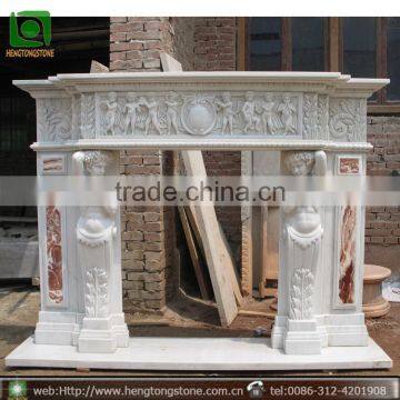 French Style Decorative Fireplace Mantel photo-2