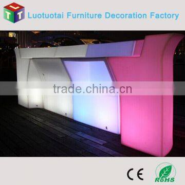 night club luminous led bar furniture/bar counter for sale