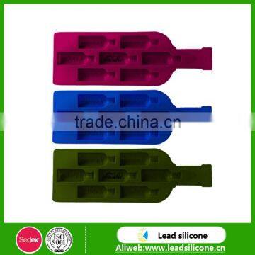 2016 Newest Design Bottle Shape Silicone Ice Cube Tray photo-2