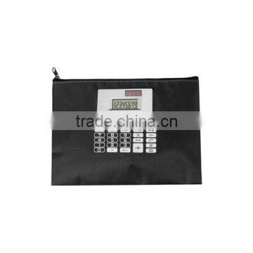 High quality pencil bag with electronic calculator