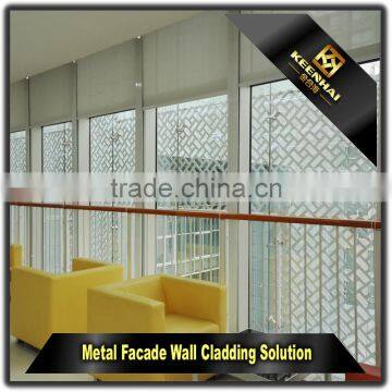 Engraved Panel Laser Cutting Decorative Aluminum Curtain Wall