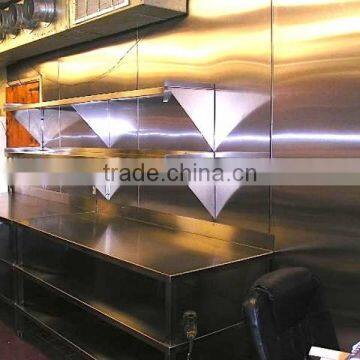 304 4x8 Decorative Stainless Steel Heat Resistant Kitchen Wall Materials photo-3