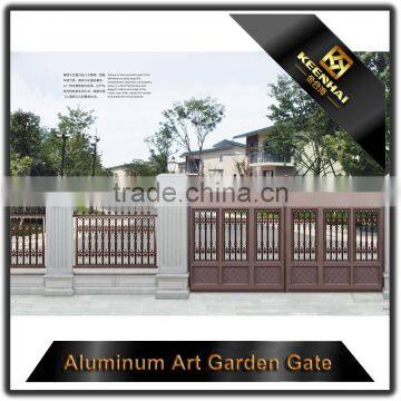 Modern Garden Decoration Powder Coated Aluminum Villa Garden Main Gate Design