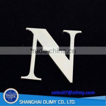 Tailor-made ABS hexavalent plastic chromium plated parts for letter