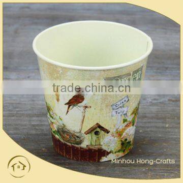 Birds & Flowers Metal Flower Pot Manufacturers China photo-2