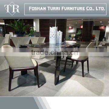 High Quality Dining Wood Chair With pu Leather photo-6
