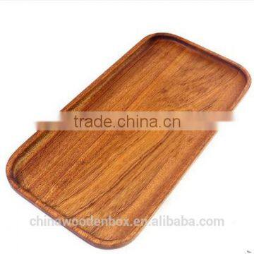 new creative Handmade Natural Wooden Tray with low price