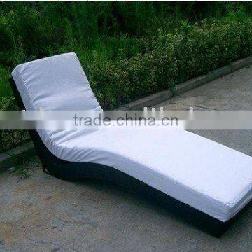 rattan chaise lounge