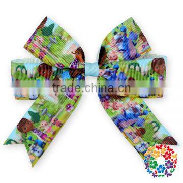 Lovely Dots Ribbon Boutique Kids Grosgrain Alligator Clips For Hair Bows/ Halloween Hairbow photo-2