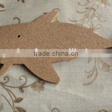 3D newly cork fish design board