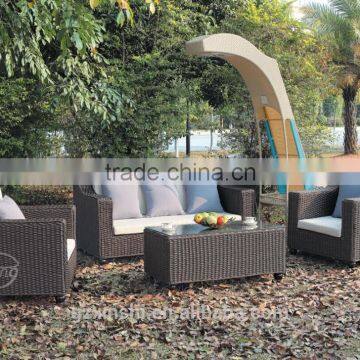 Unique homie design outdoor rattan sofa 4pcs sofa set