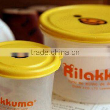 New Design Cartoon Plastic Crisper Box Set Food Storage Preserving Box 2017 photo-3