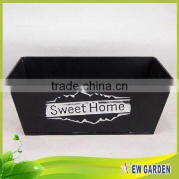 Home Decoration Black and Sliver Bag Shape Flower Pot for Balcony photo-4