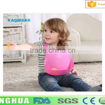 Wholesale Colorful Baby Bib Silicone Baby Bib Customized photo-2