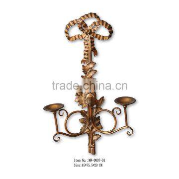 China Manufacturer Home Decoration Candle Holder With Metal photo-2