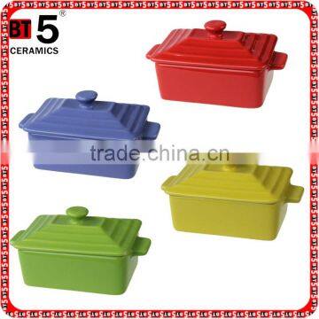 Ceramic Rectangular shape Ceramic Casserole