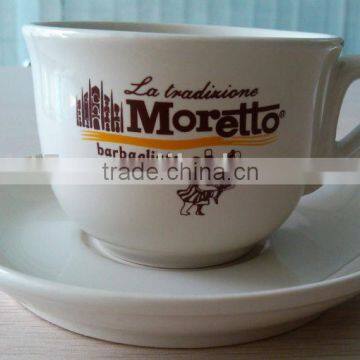 Promotional customized coffee mugs and saucer