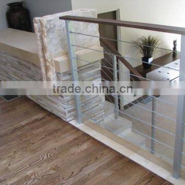 Modern Hall With Stainless Steel Balustrade Interior