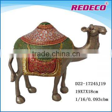 Indoor Decorative Retro Resin Animal Figurine,Camel Figurine for sale