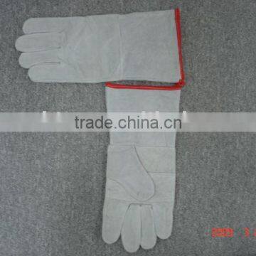 cow split leather glove