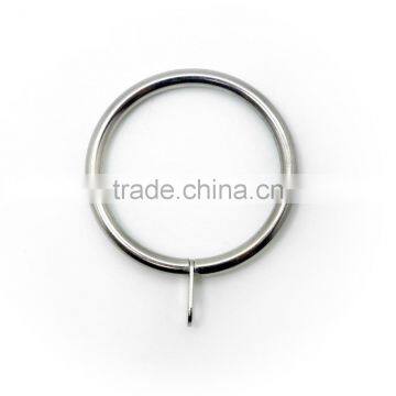 Brushed Nickel Plated Curtain Metal Rod Ring Fixed Eyelet Inside Diameter 43mm - 4 Colors