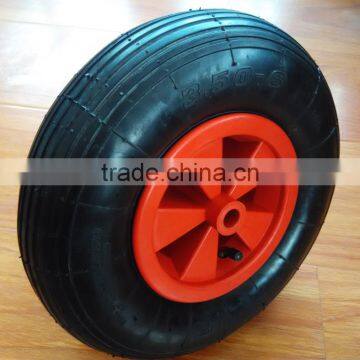 3.50-6 rubber wheel for wheelbarrow WB5204