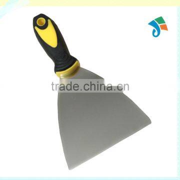 Stainless steel scraper TPR handle putty knife mirror finish