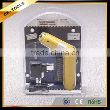 2014 new mini protable 3.6V cordless screwdriver of power tools manufacturer China wholesale alibaba supplier