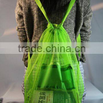 2016 Green Sand Away Carry All Beach Mesh Bag Tote (Swim, Toys, Boating. Etc) photo-3