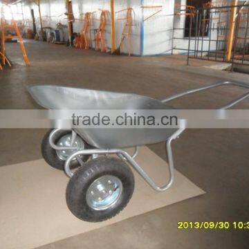 metal tray two wheels wheelbarrow WB6211