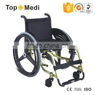 Topmedi New Product Handicapped Equipment carbon fiber leisure sport wheelchair for disabled