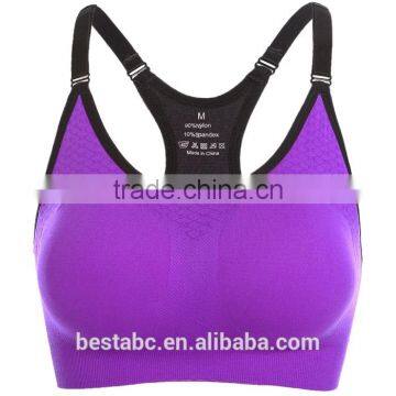 High Quality Ladies Sports Bra Tops Fitness Yoga Wear photo-3