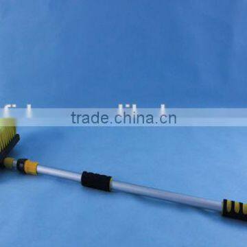 telesopic long handle water flow brush for washing trucks boat and house cleaning