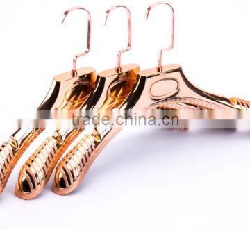 Wide Shoulder Non Silp Plastic Rose Gold Coat Hanger For Clothes photo-5