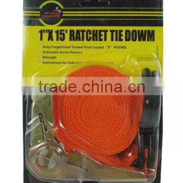 High quality ratchet tie down with hook