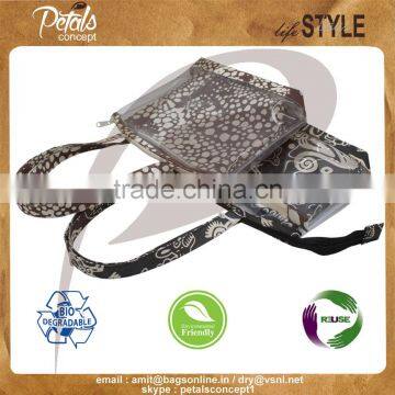 Hot Selling See Through Pvc / 10 Oz Canvas Tote Bag With Pouch photo-2
